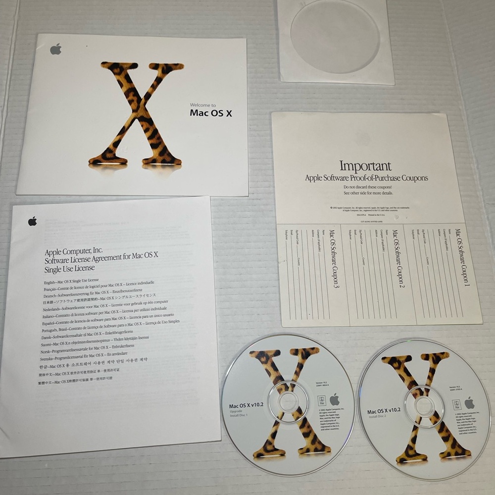 Apple Mac OS X v10.2 Upgrade Install, Developer Tools and Info Guide
